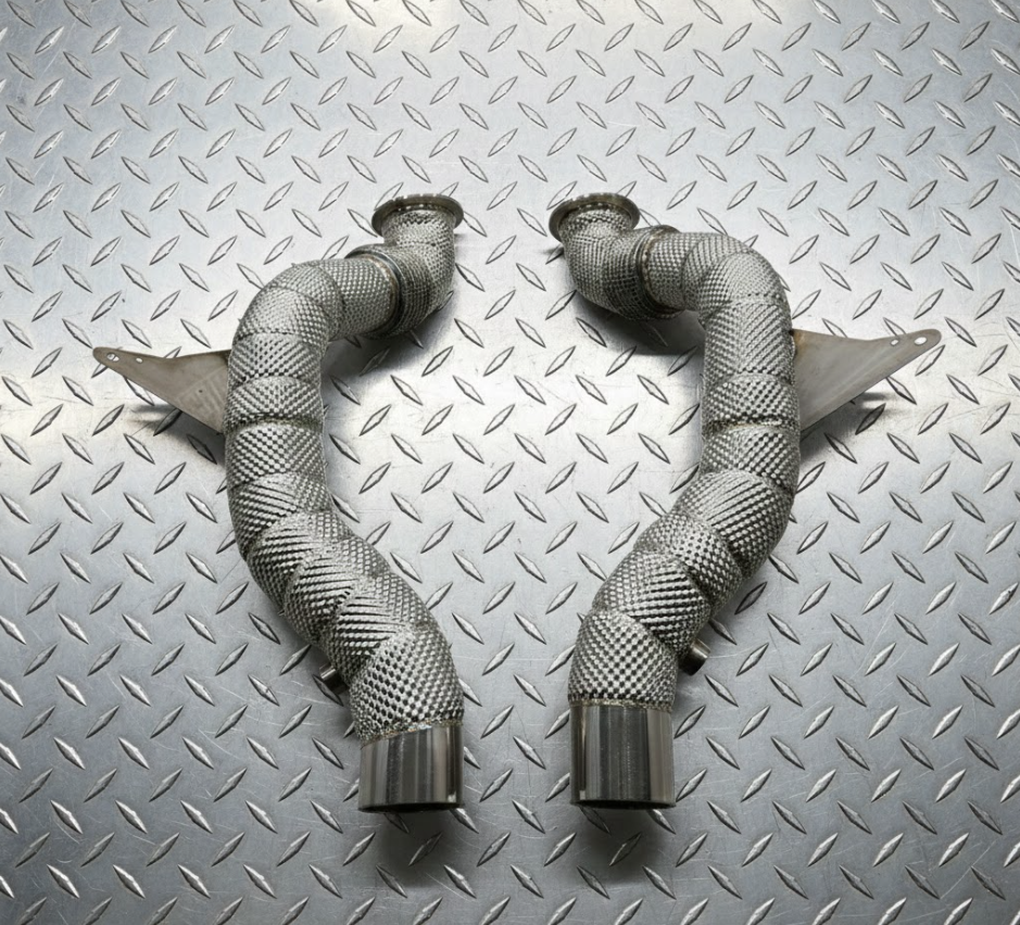 AZM Ferrari 488 Downpipes