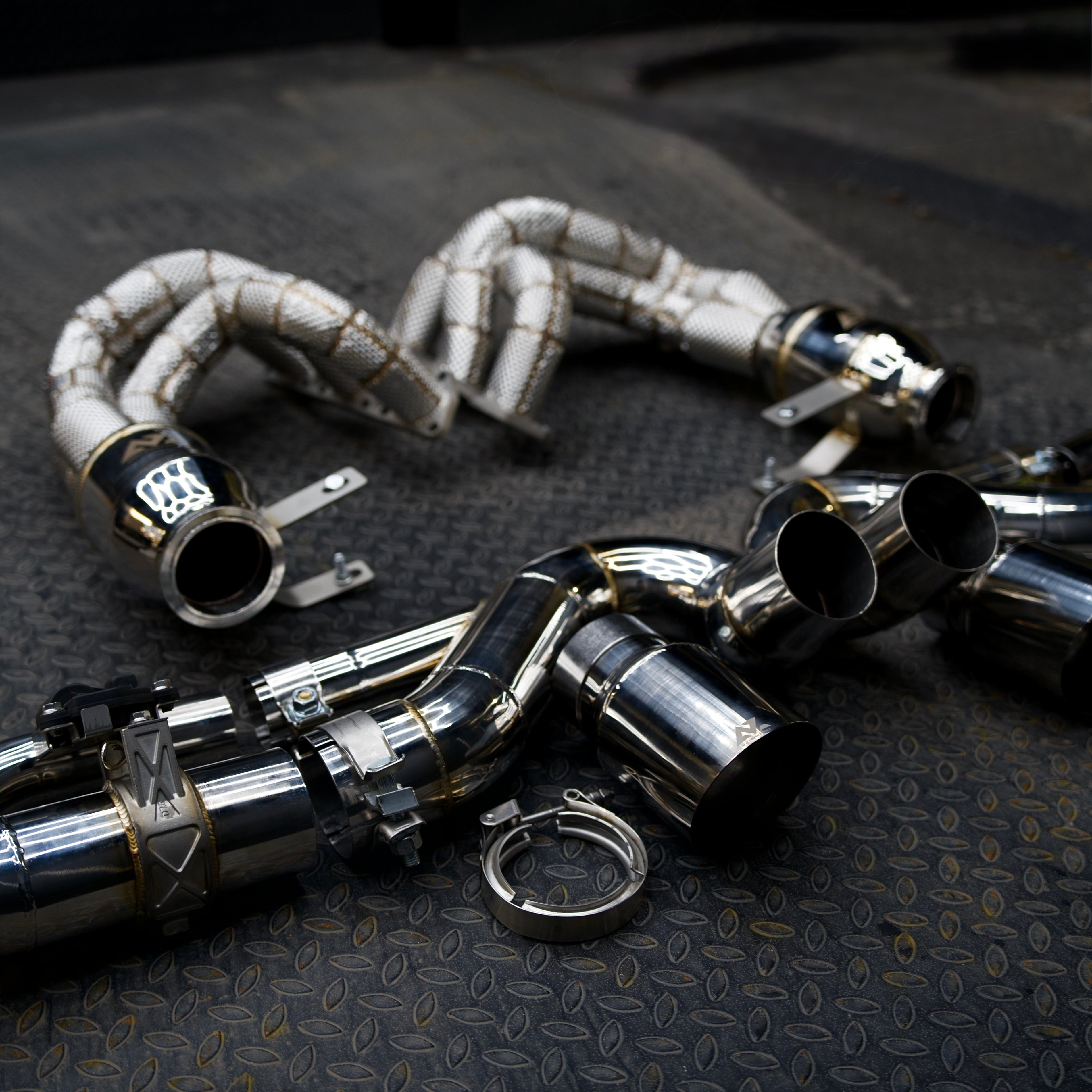 AZM Porsche GT3/GT3RS (992) Full F1 Exhaust