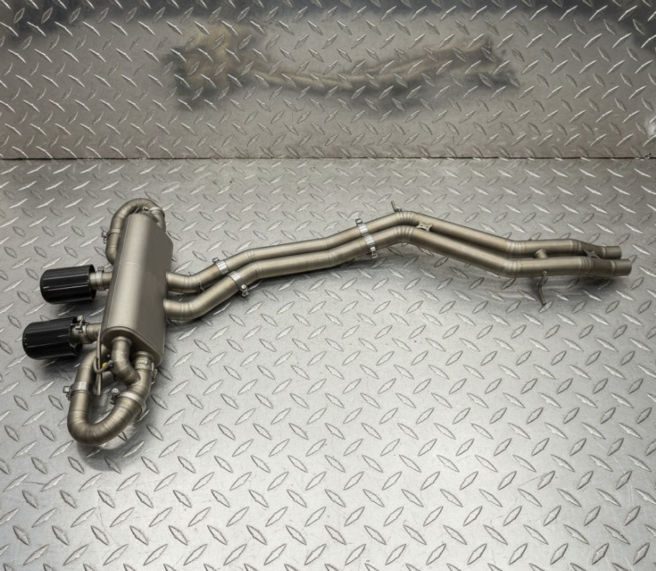 AZM Porsche Cayenne Turbo GT Race Exhaust System