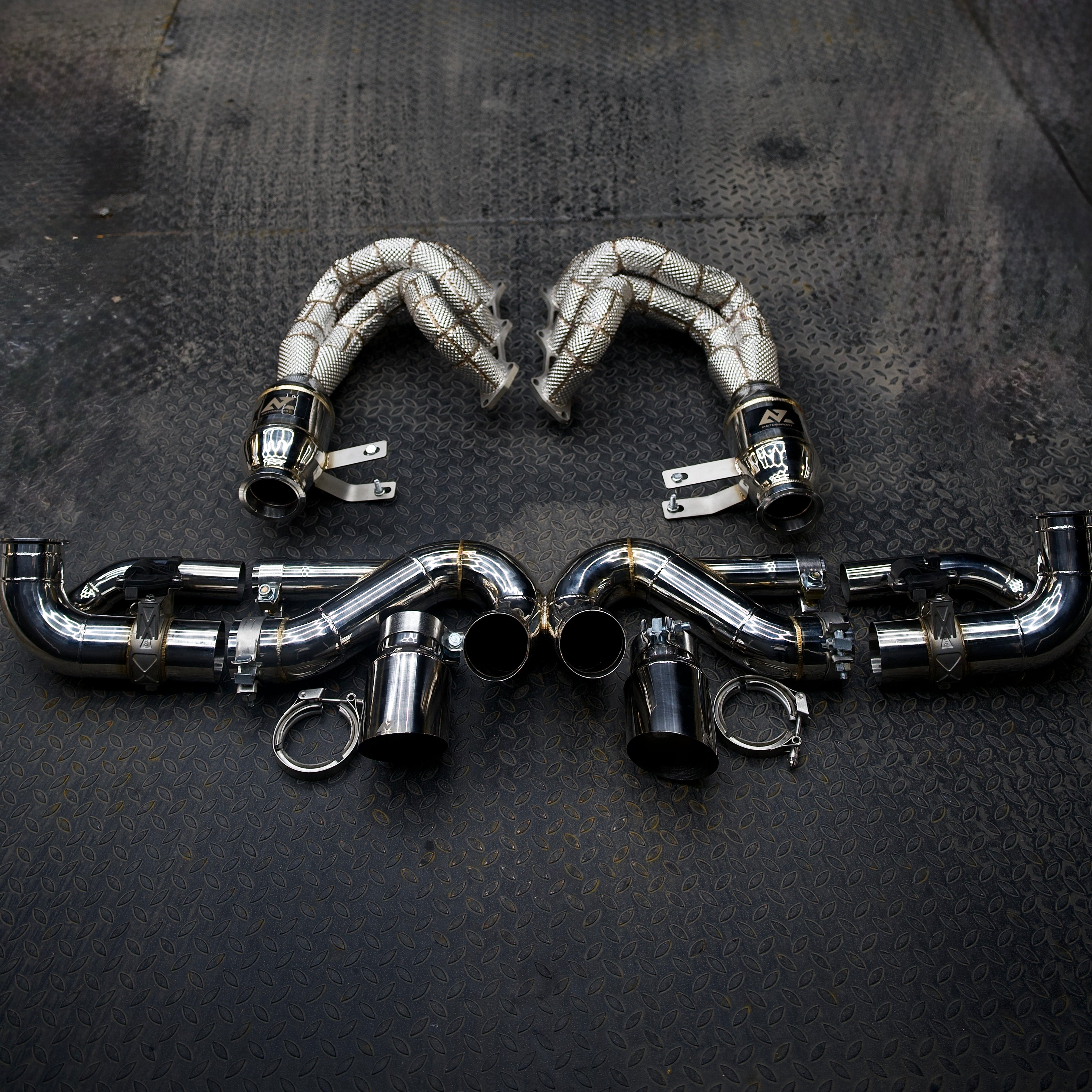 AZM Porsche GT3/GT3RS (992) Full F1 Exhaust