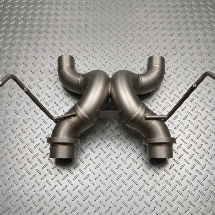 AZM McLaren 600LT X Pipe Exhaust