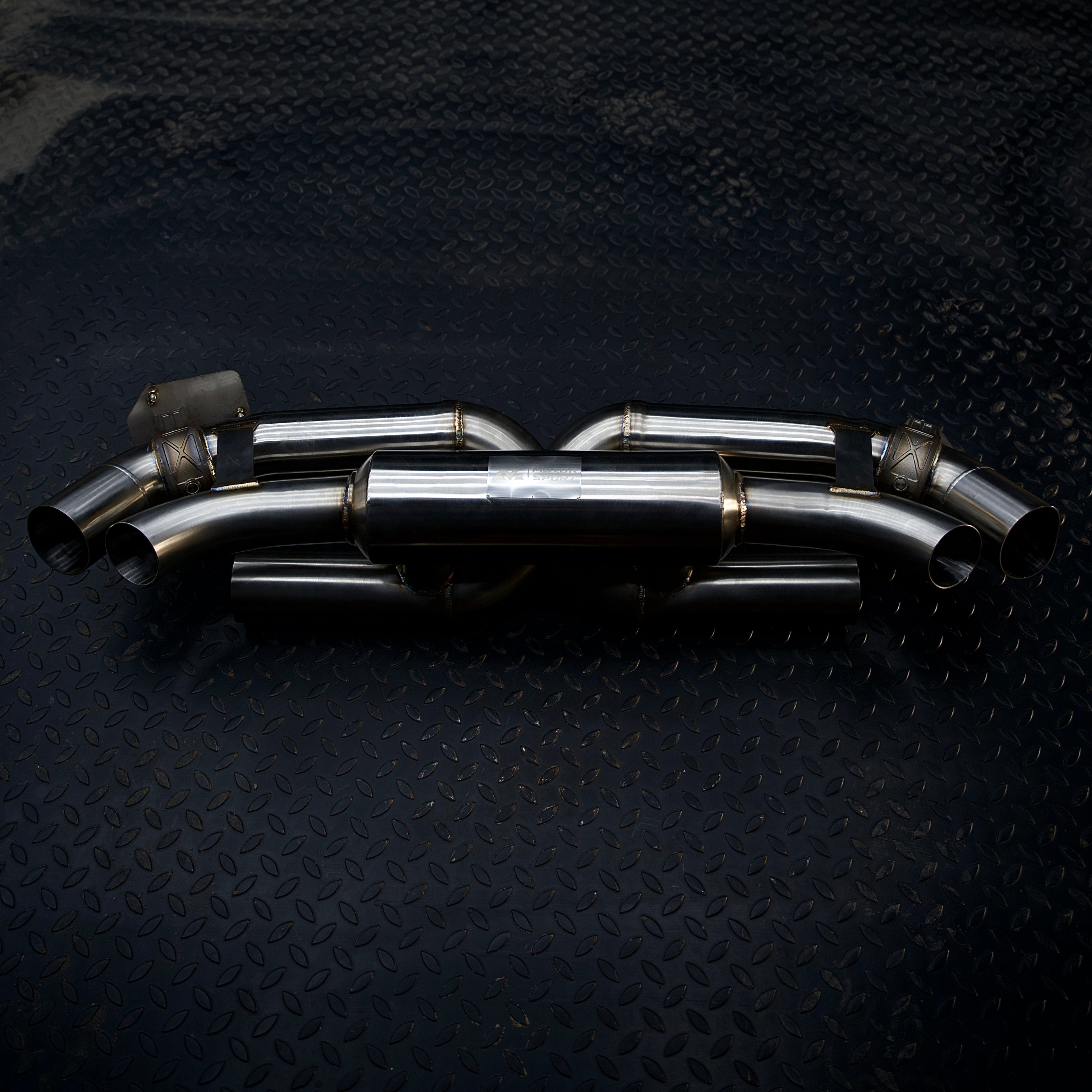 AZM Porsche Turbo/Turbo S (992) Race Exhaust System